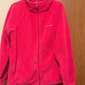 Columbia Vibrant Red Fleece Jacket